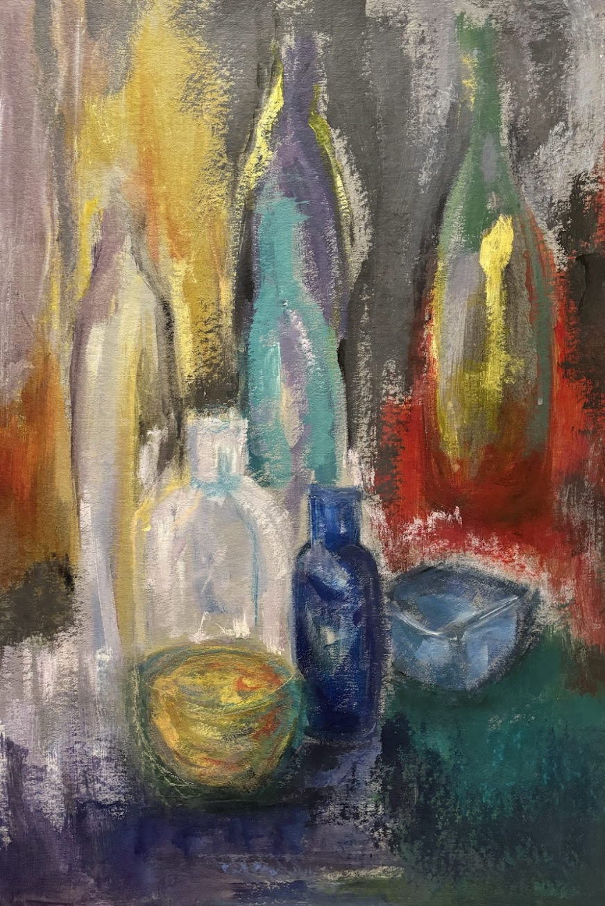 Composición 75x52 cm -Acrílico-