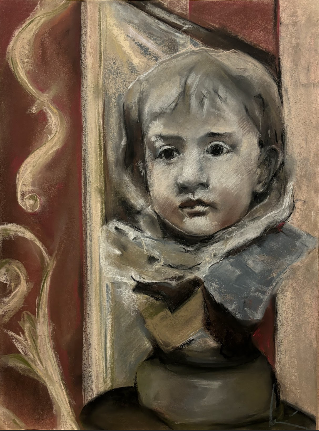 Busto 55x40 cm -Pastel -