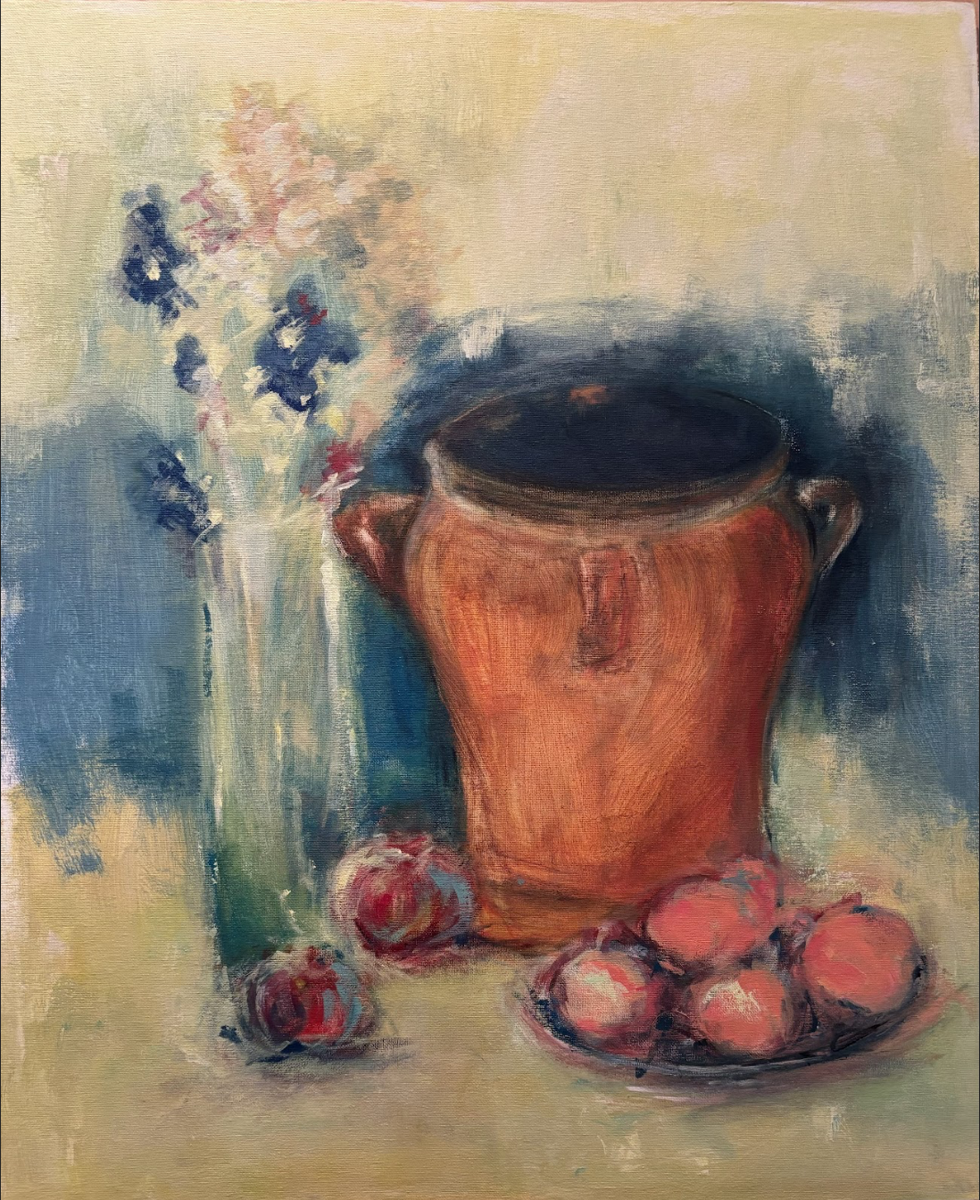 Barrido de frutas 73x60 cm -Oleo-