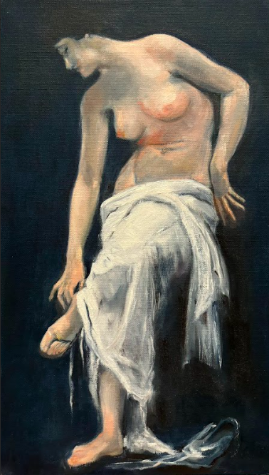 El Baño 46x27 -Oleo- 