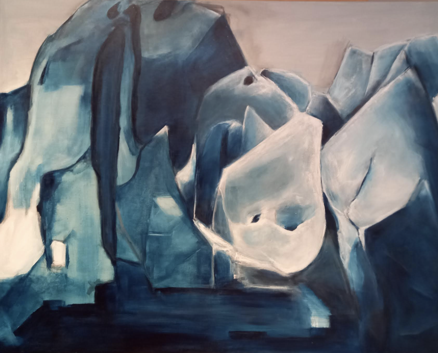 El Deshielo 90x116cm -Acrílico-