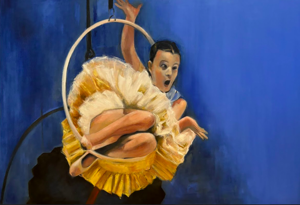 El Salto 90x130 cm -Oleo-