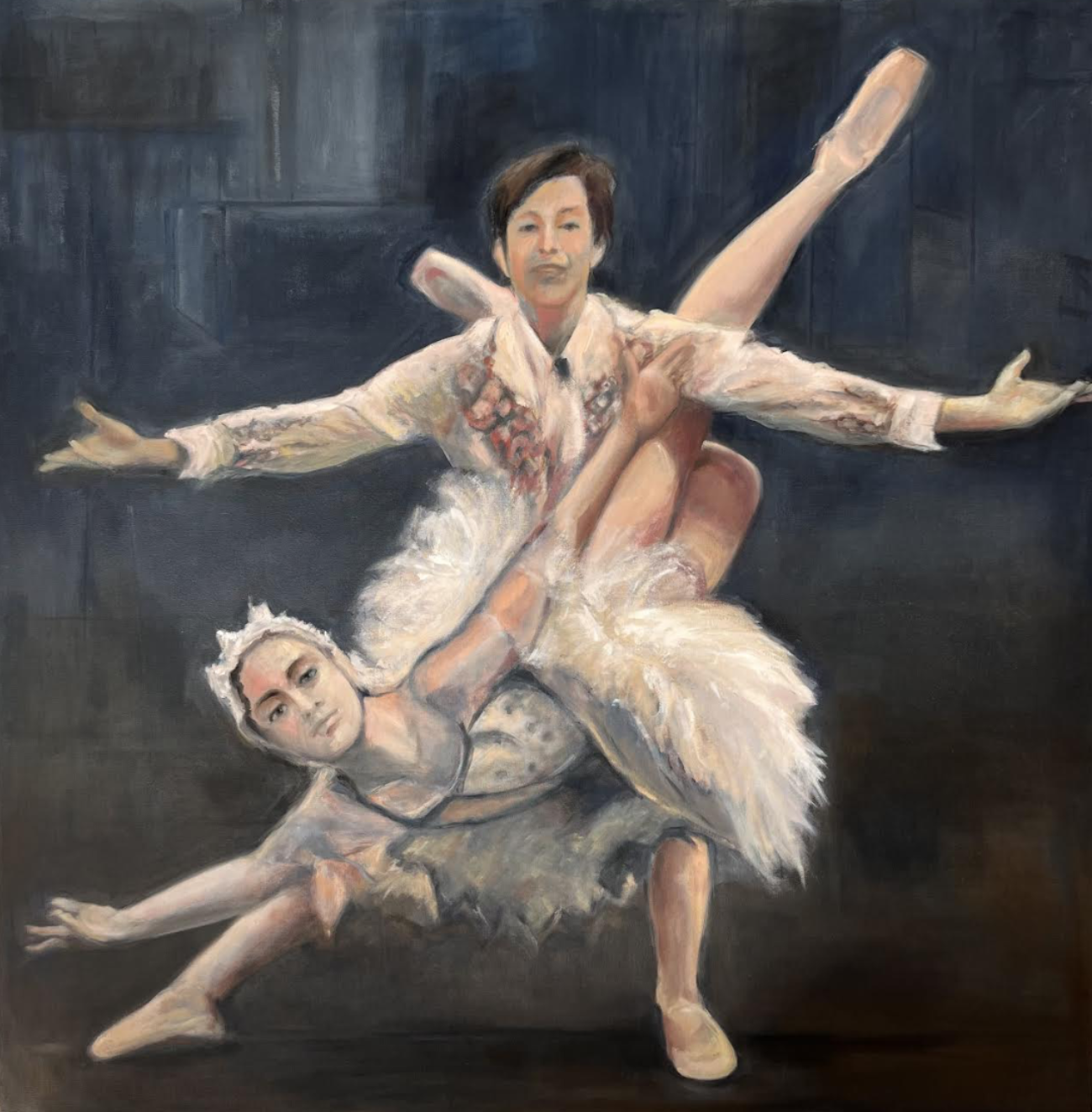 La Danza 116x114 cm -Oleo-