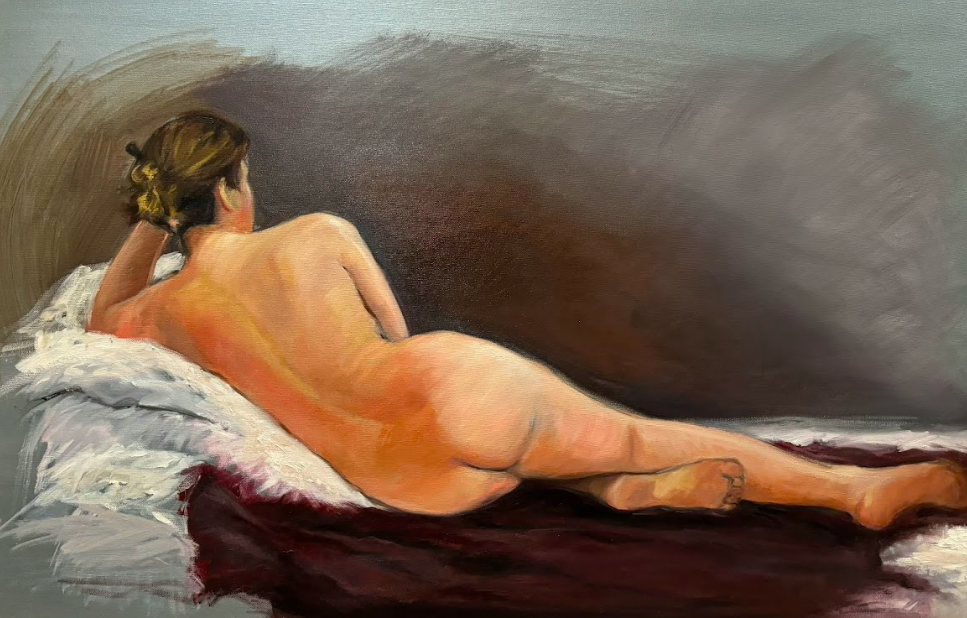 Mi Venus del Espejo 65x100 -Oleo-