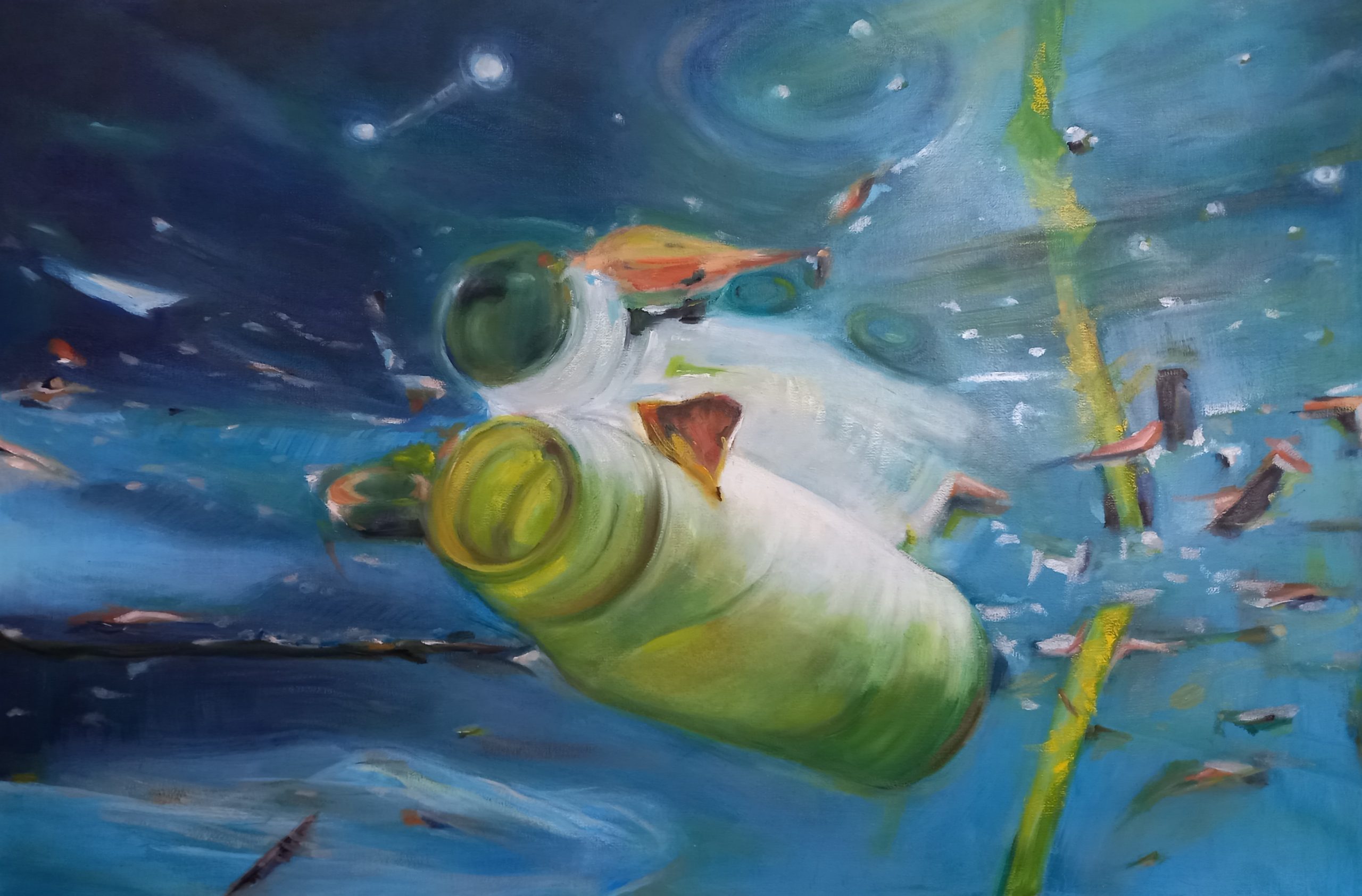 Resurgir 54x81 cm -Oleo-
