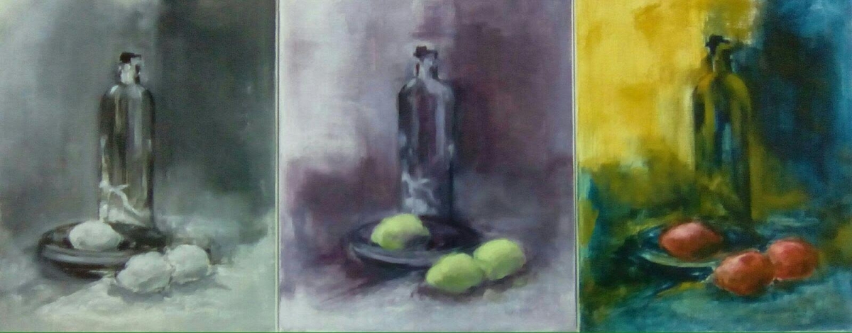 Trilogía de vidrio - Acrílico
